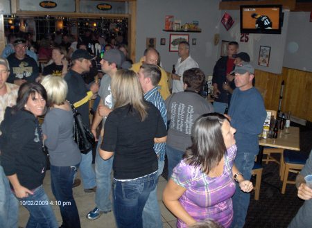 The crowd at spokes