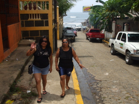 In Nicaragua meeting Frank's family.