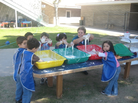 my pre-school having fun in "goop"