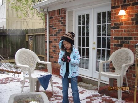 Marsha Hampton's album, Houston  Record setting  snow