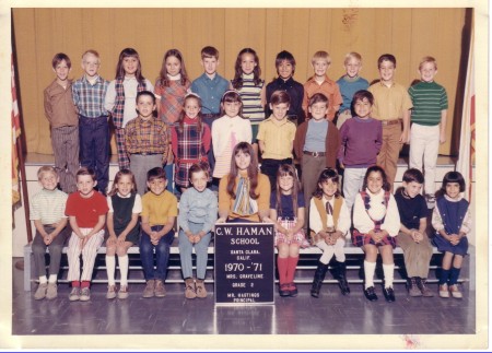 2nd Grade- Mrs. Graveline 1970-71