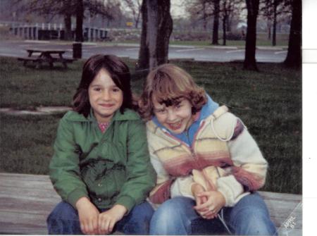 Me and Beth Vanhook in 1981