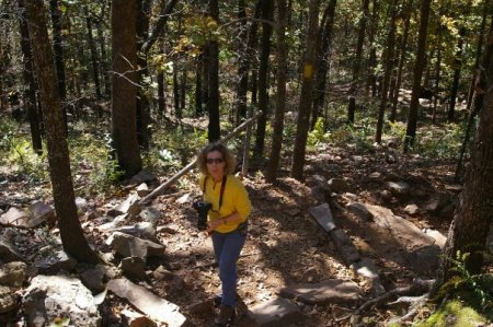 Climbing Pinnacle Mt in Arkansas