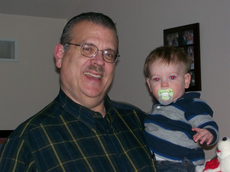 Declan with his PaPa