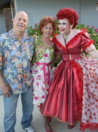 Brian, Drudie Corsiglia and "Lucille Ball"