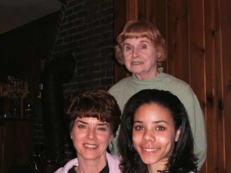 Mom, Jan and Jasmine, my niece