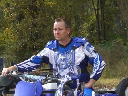 On my Yamaha 450 dirt bike