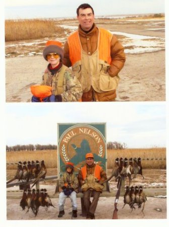 Hunting with the boys when we were kids.