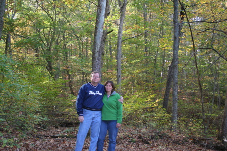 Tracy and I at Brown Co. State Park 2008