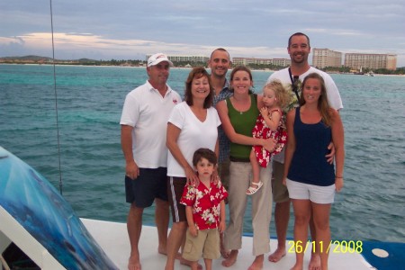 Our Immidiate Family Sailing in Aruba