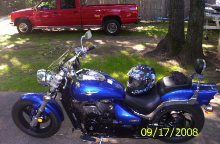 OUR MOTORCYCLE AND DUALLY (TRUCK)