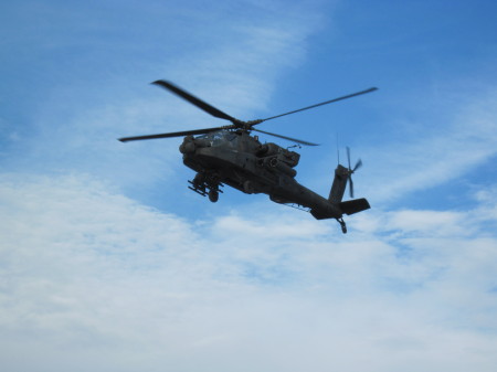 AH-64D Apache Leaving Jaxport, Fl.