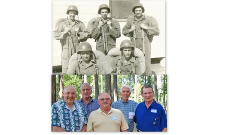 young airmen 1954/old men 2009