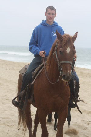 Bryce on our family beach ride