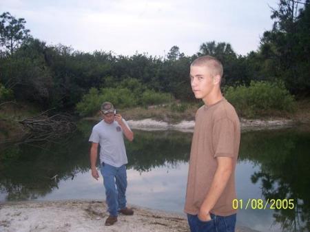 Marcus at the Mud Hole