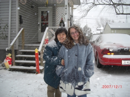 Junko Saguwa and Vicki, Dec.2007