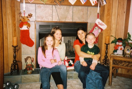 All my grandchildren at Christmas 08