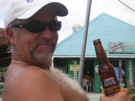 Pete in Barbados 2009