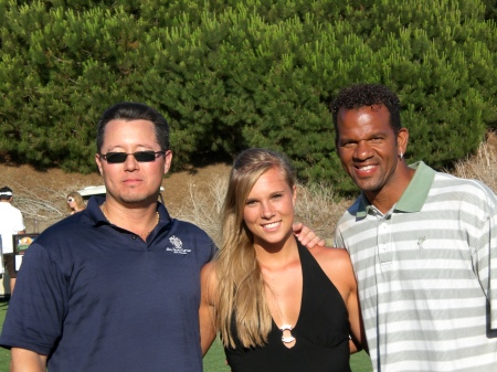 Ed with Andre Reed / Golf Tournament
