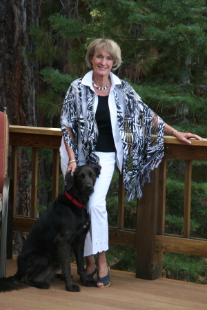 Wendy with "Kody" in Tahoe