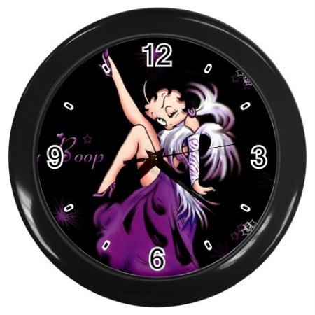 BLACK PURPLE BB CLOCK