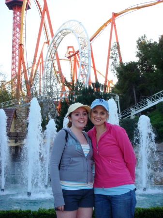 Allie and I at Magic Mountain