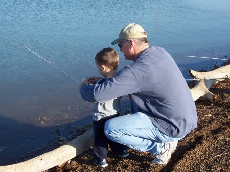 Papa T and grandson