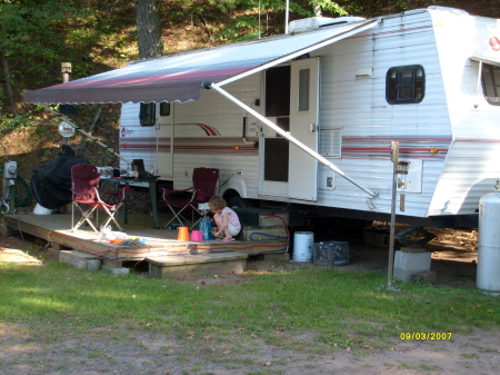 Dad And Kacy At the lake 019