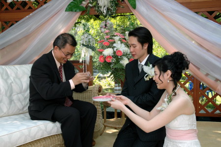 Wedding tea ceremony