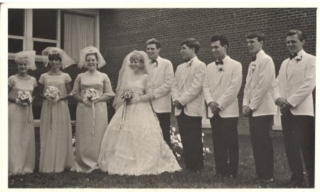 Larry and Aprile wedding 1967