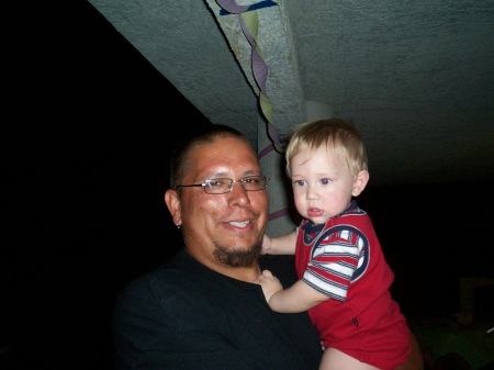 My son Jesse & Grandson Gabriel