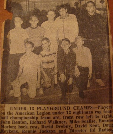 1960 Rag Football Champions