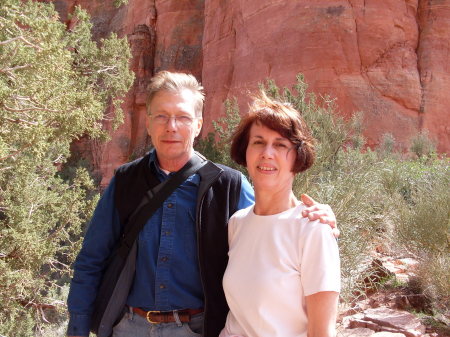Greg & I hiking in Arizona