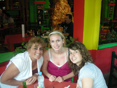 My daughters Taya, Carly, and me in Matzatlan.