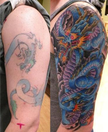 Cover-up tattoo