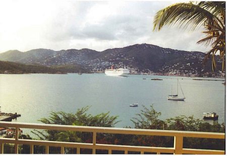 from my balcony in St Thomas