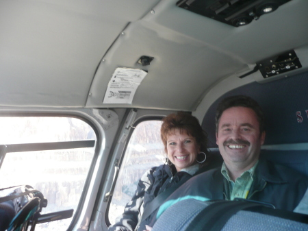 Flying over Grand Canyon with my Sweetie!