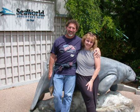 Larry & Cheryl at Sea World, San Diego