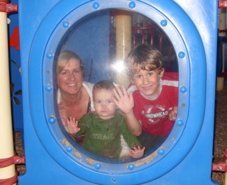 My boys and I at the park summer '08.