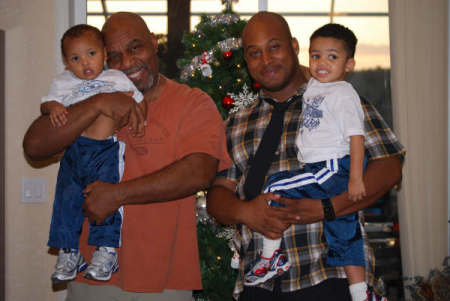 My son, Earl III with his kids
