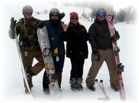 Family ski day