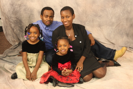 Daughter Eboni and her family