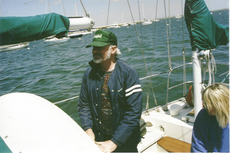 Sailing into Boston Harbor