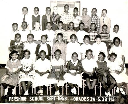 Pershing School Grade 2A & 3B  Sept 1958