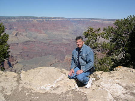 Cliff overlooking "the Grand Caynon" 2004