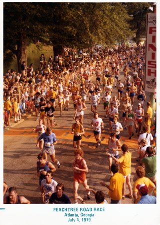 Finish Line Peachtree Road Race '79