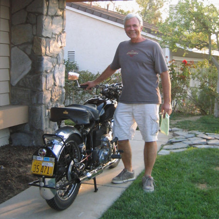 My 1950 Vincent Comet and I