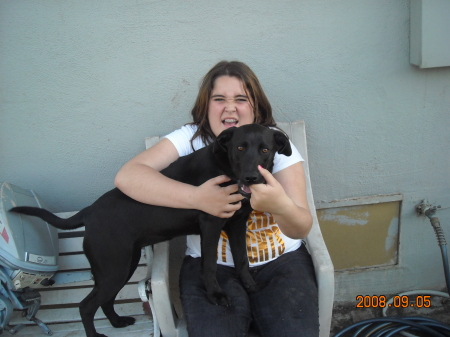 Sierra & Her dog Kylie