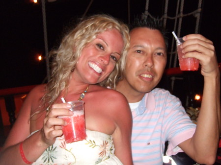 Me and Tanya in Cancun 2009