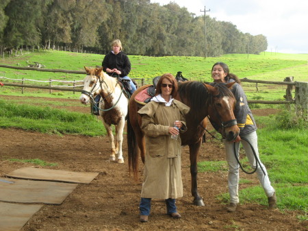 Riding Kohala Mountain on a Rainy Day